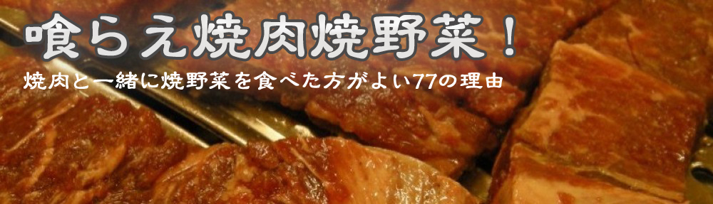 喰らえ焼肉焼野菜！
